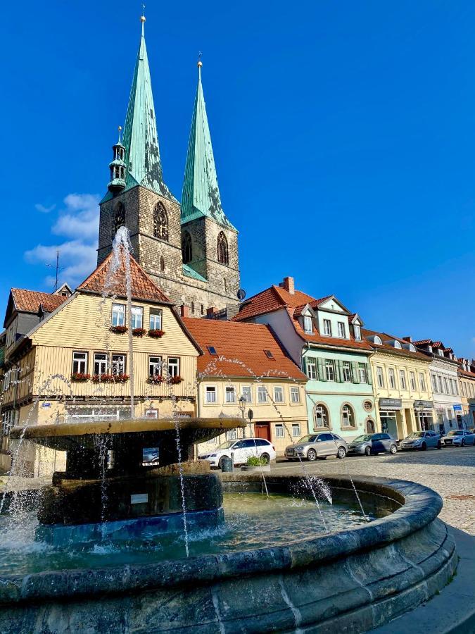Zum Mathildenbrunnen Appartement Quedlinburg Buitenkant foto